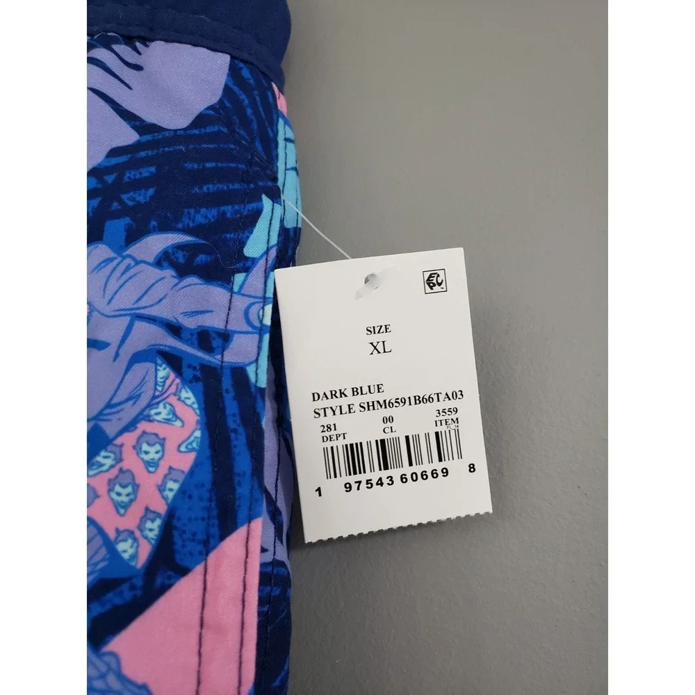 NEW Men's XL Batman Joker‎ Swim Trunks 7